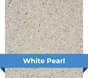 Acabado (revestimiento) para piscina – White Pearl - Sun Stone Pearl