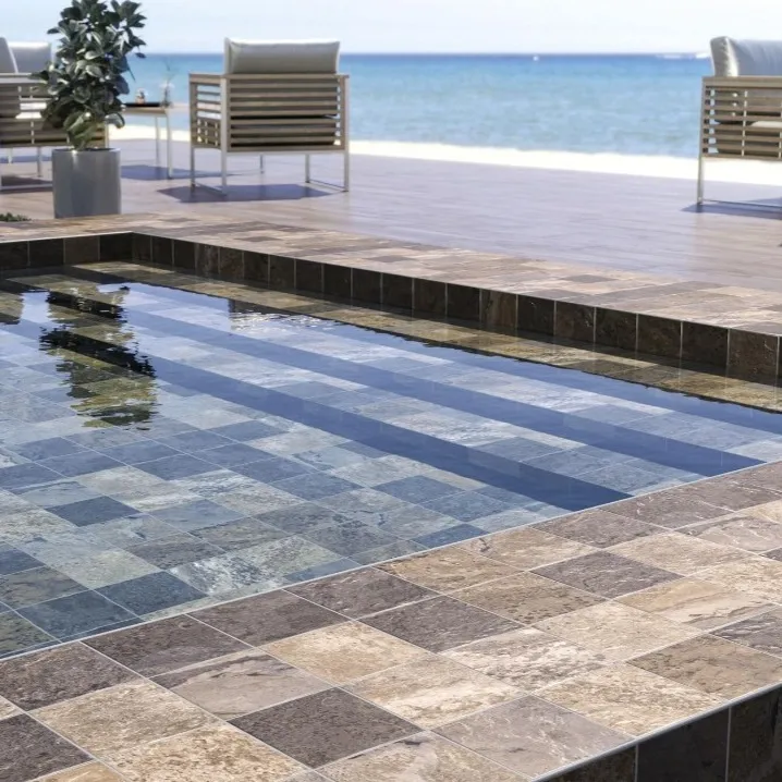 Acabados para piscina Porcelanato Bali Stone Antislip
