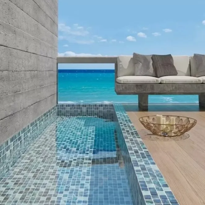 Acabados para piscina Porcelanato Nature Royal