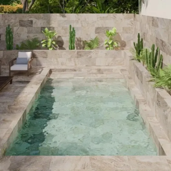 Acabados para piscina Porcelanato Español EC Palmspring Dark