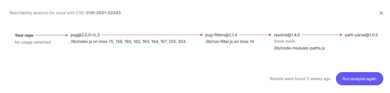 Aikido CVE Reachability Analysis