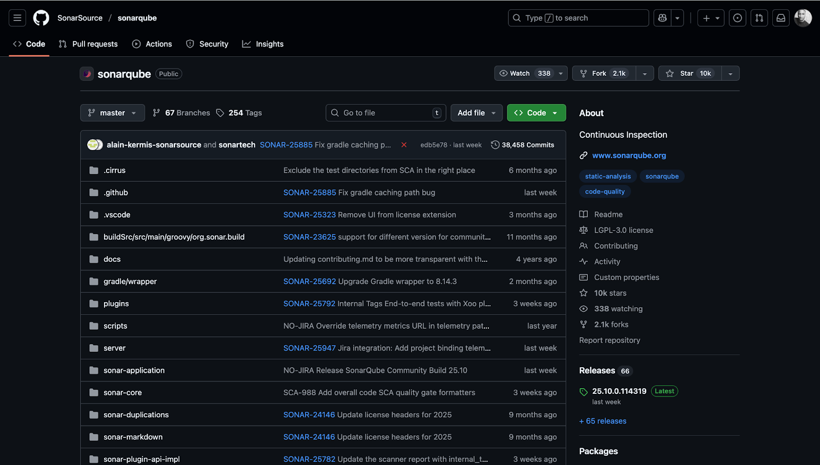 SonarQube Repository
