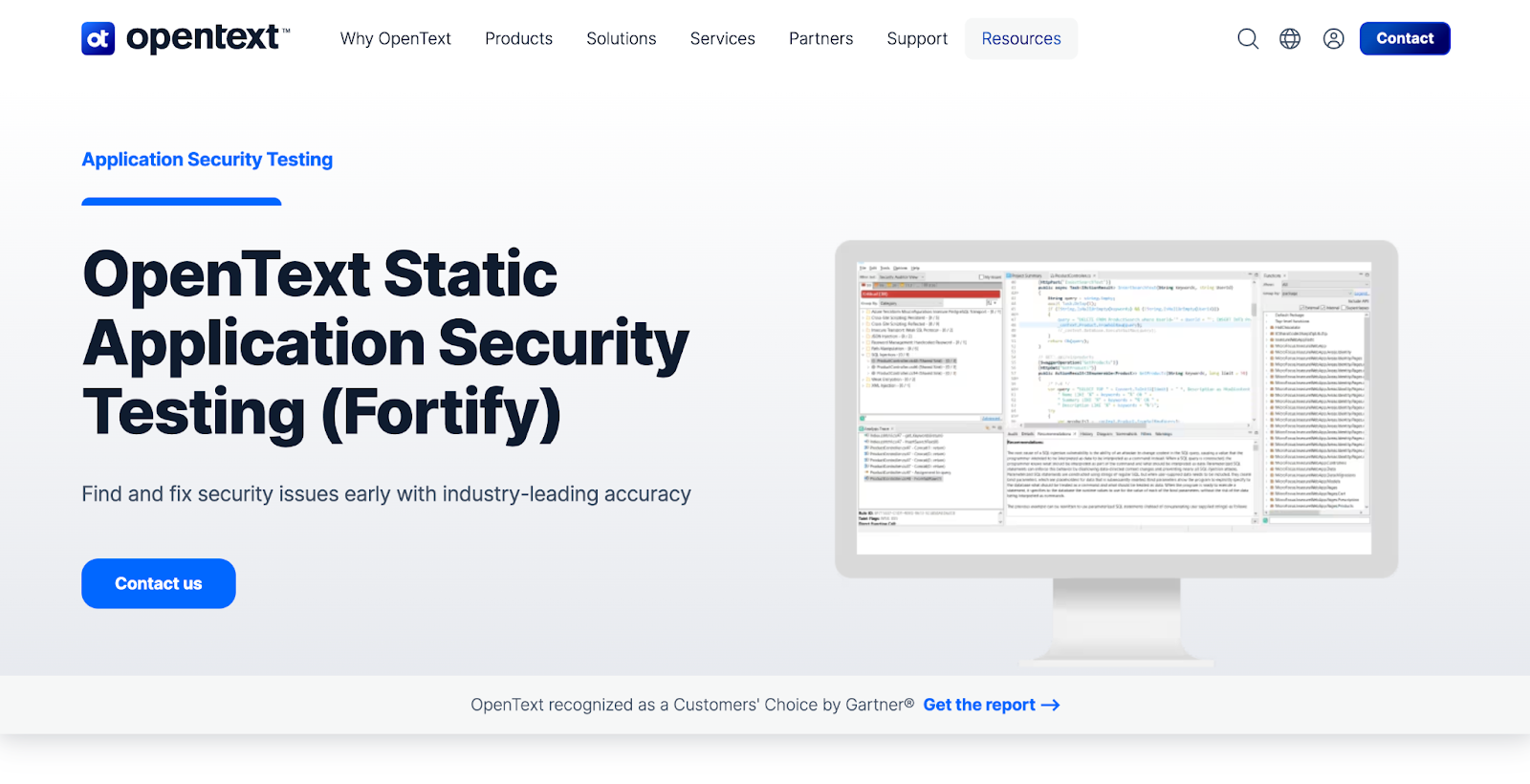 Fortify Static Code Analyzer (SCA)
