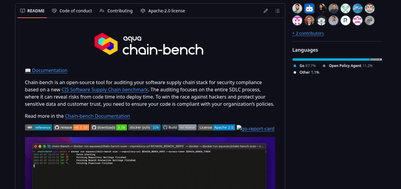 Aqua Security (Chain-Bench)
