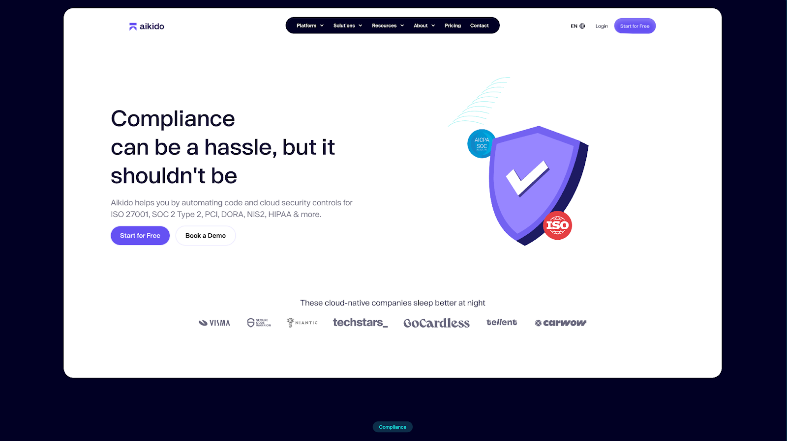 Aikido security compliance