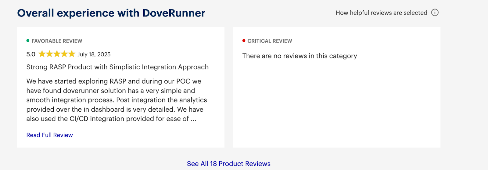 Doverunner Bewertungen