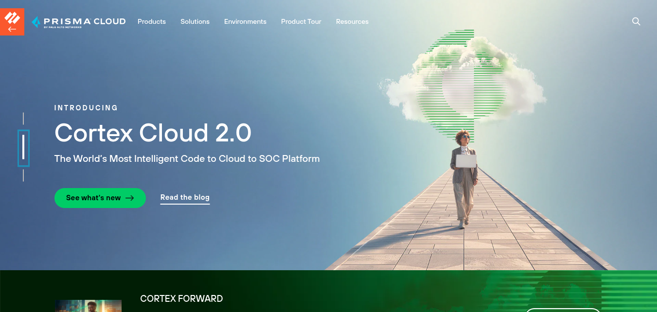 Prisma Cloud website