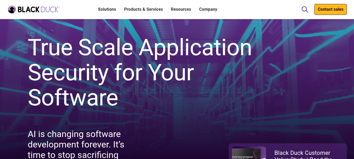 Sitio web de Black Duck