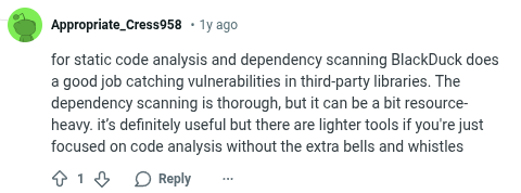 Opiniones de Black Duck