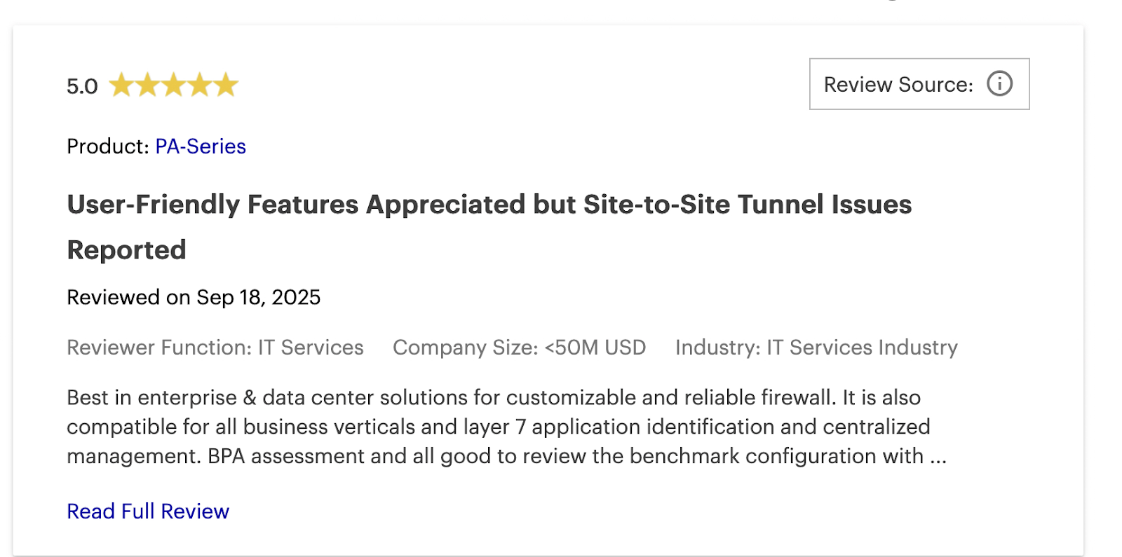 Palo Alto Networks Reviews