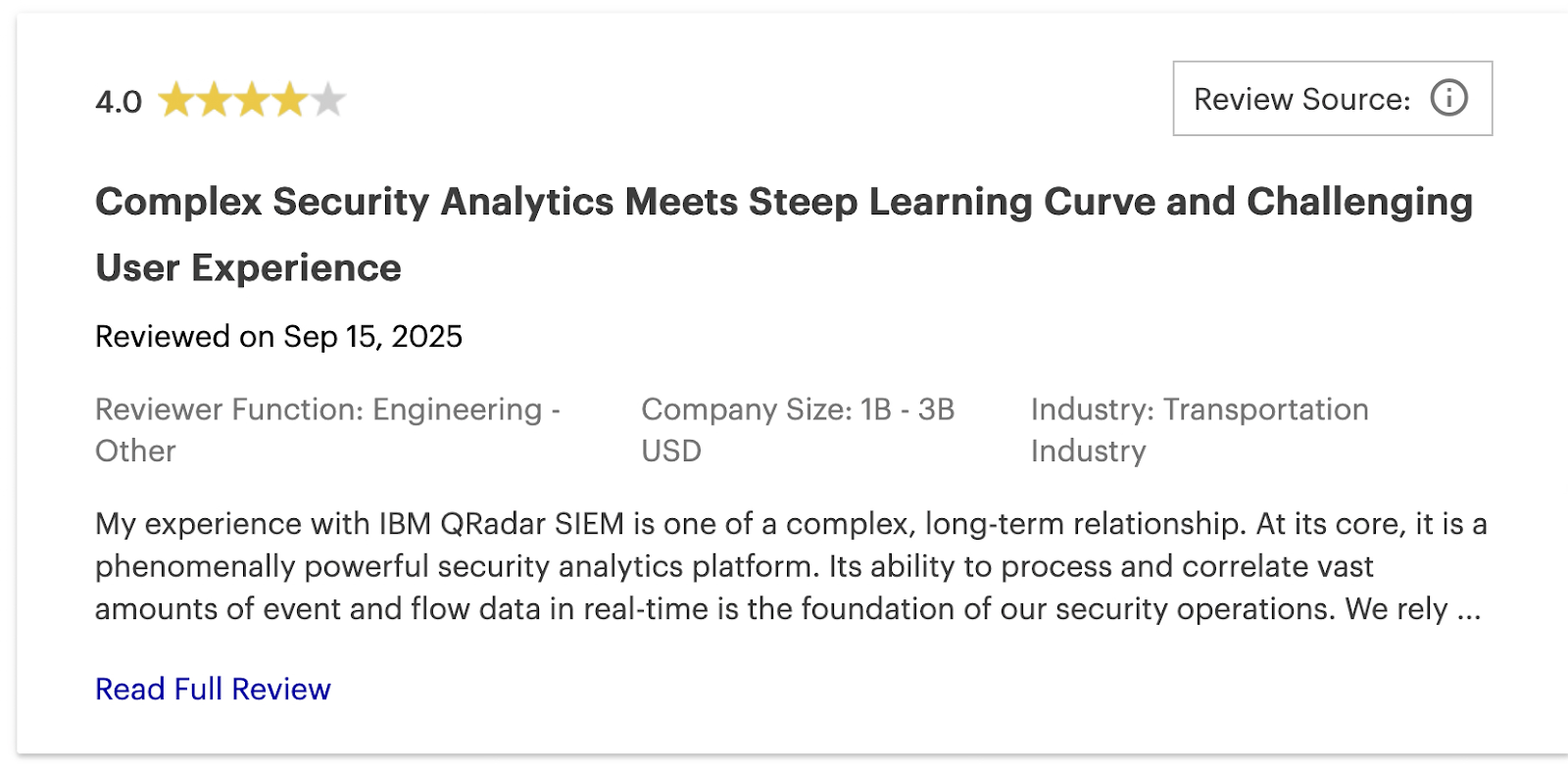 IBM Security’s QRadar Suite Review