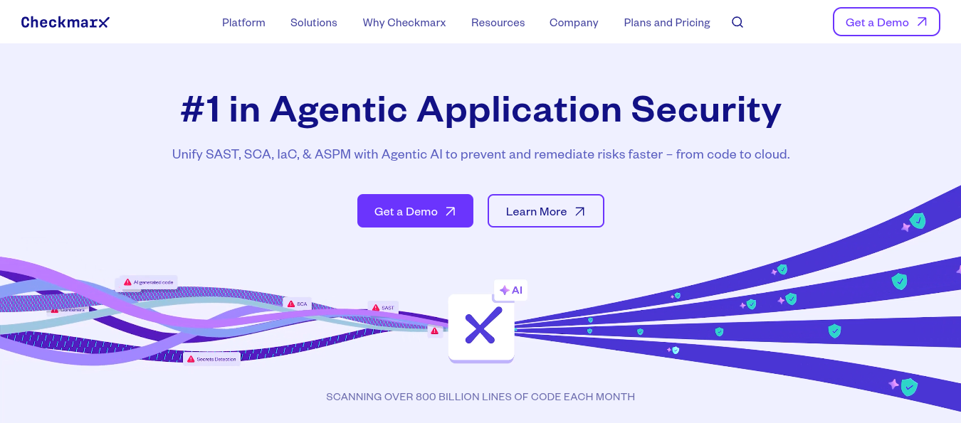 Checkmarxウェブサイト
