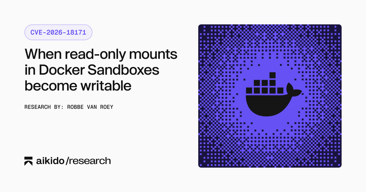 When read-only mounts in Docker Sandboxes become writable