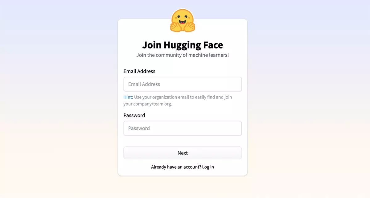 hugging face crear cuenta