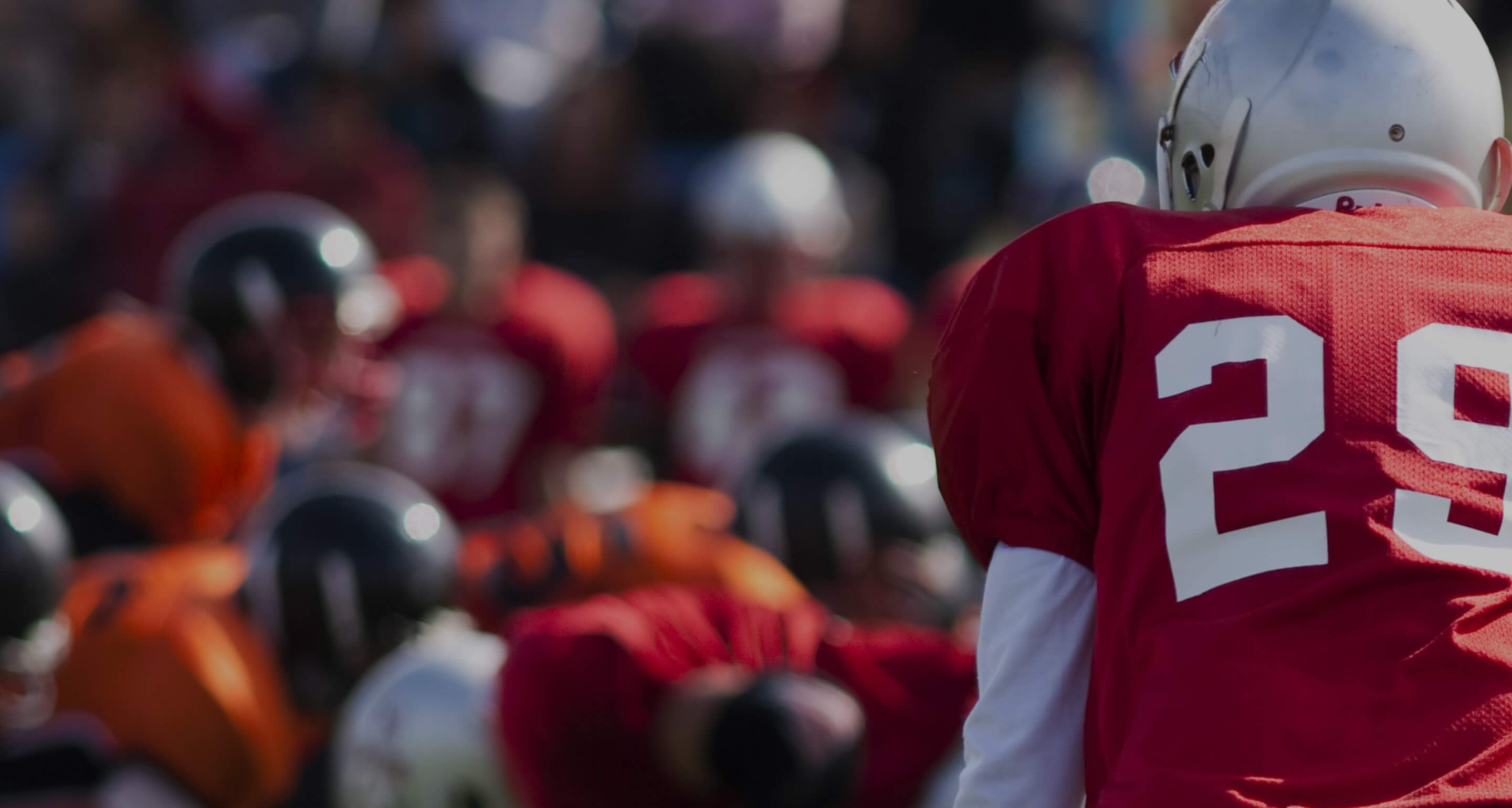 Football players ready for NFL game on Novig sports trading exchange