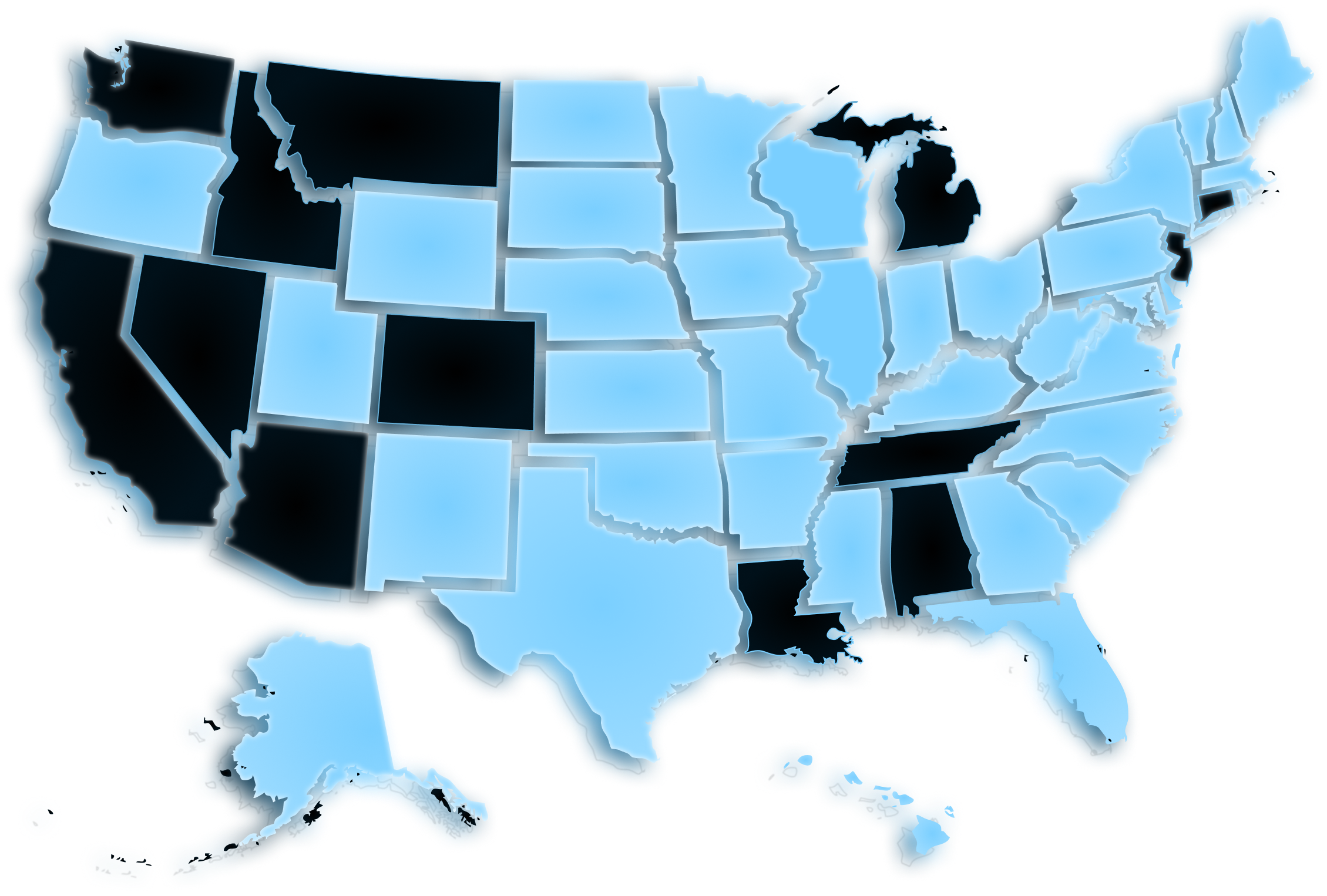 availability map of novig's service area
