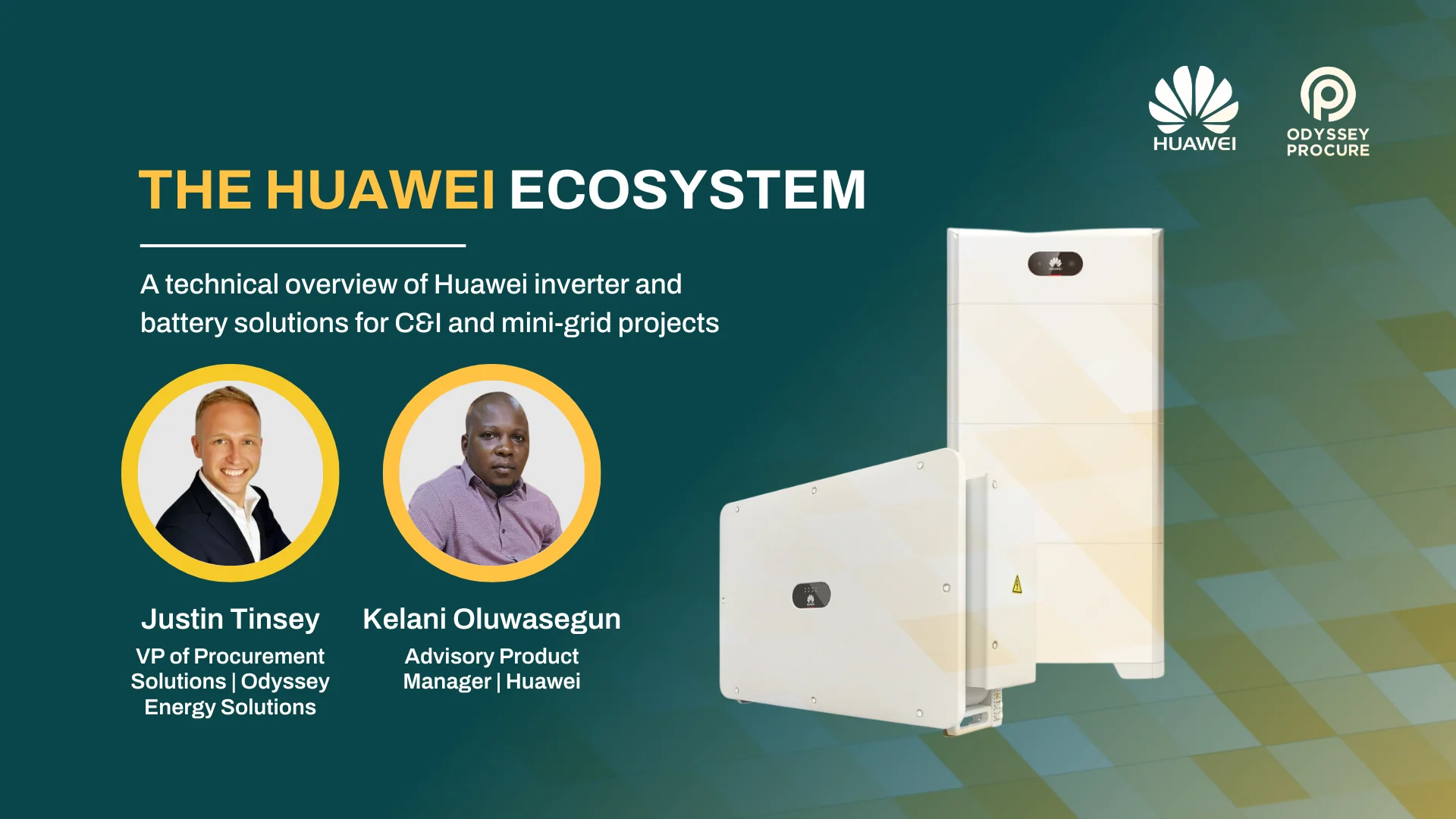 Technical overview of Huawei inverter and batteries for C&I and mini-grid projects