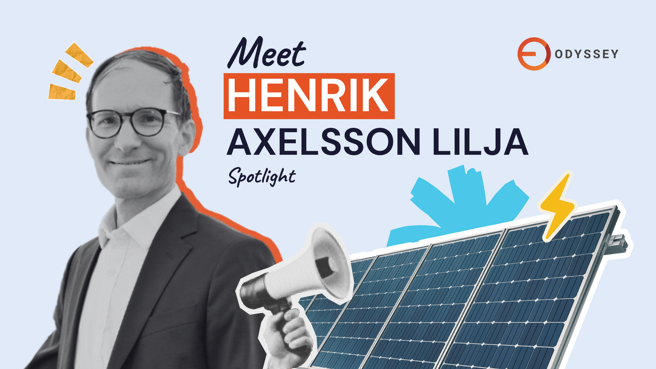 Henrik Axelsson Lilja, Vice President of Strategic Initiatives at Odyssey Energy Solutions, leading global and local teams to scale clean energy access across Africa.
