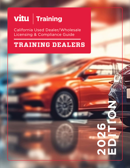 CA RMP Training Dealers book cover