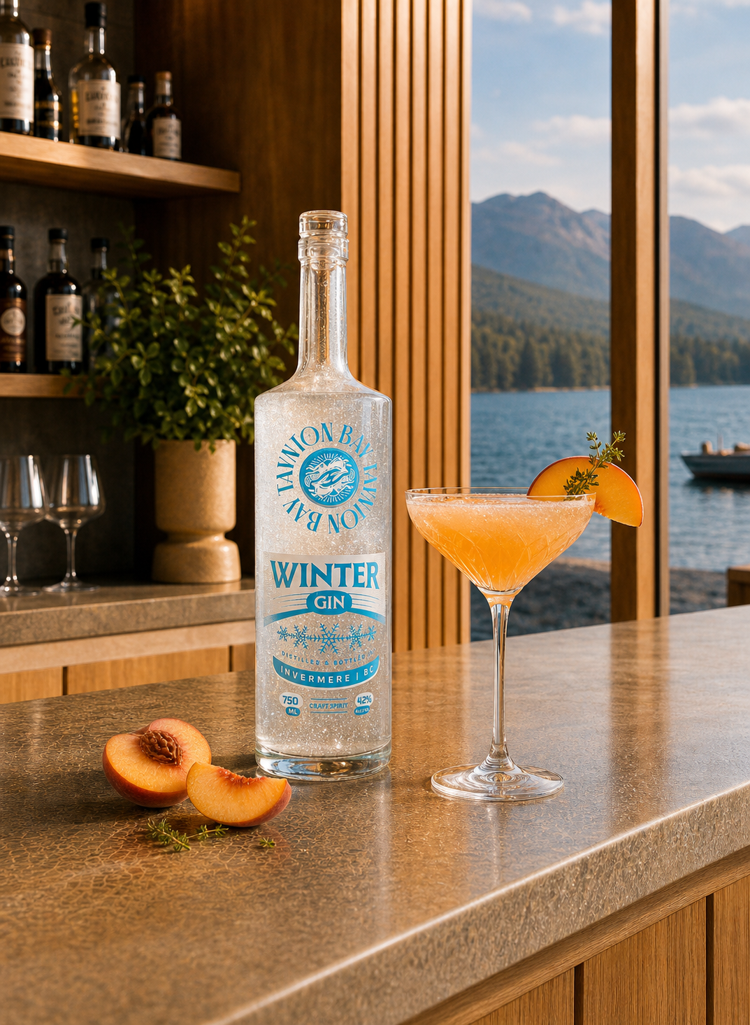 Gin Peach Smash