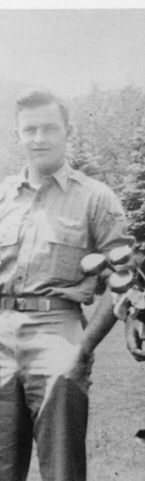 Lt. Herbert Bridges in military uniform, Colorado Springs 1944