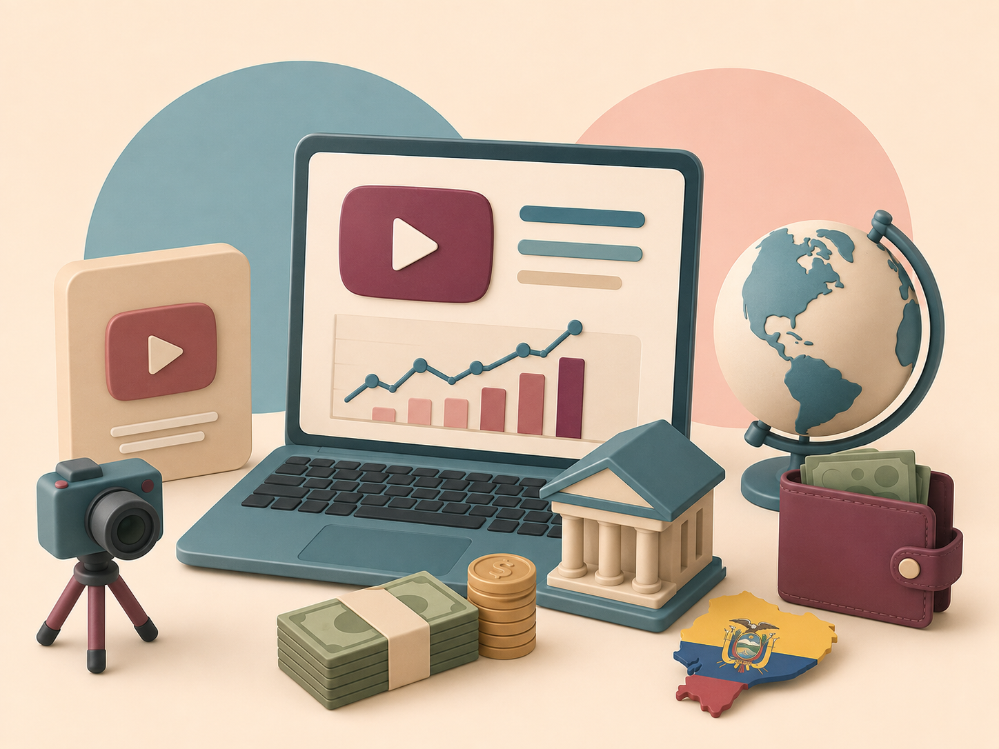 Cómo recibir mis ingresos de YouTube en Ecuador 2026