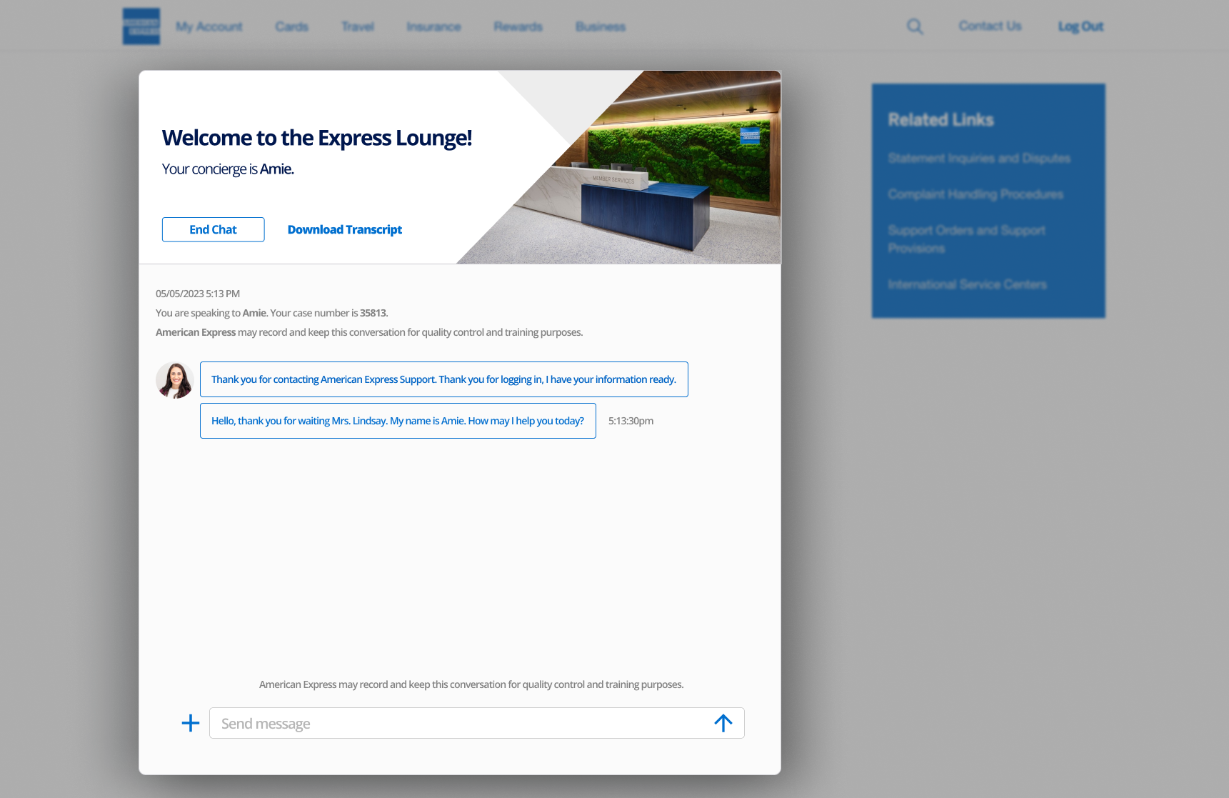 Chatbox page chat risen