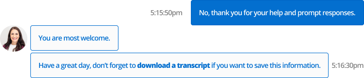 Download transcript chat focus 