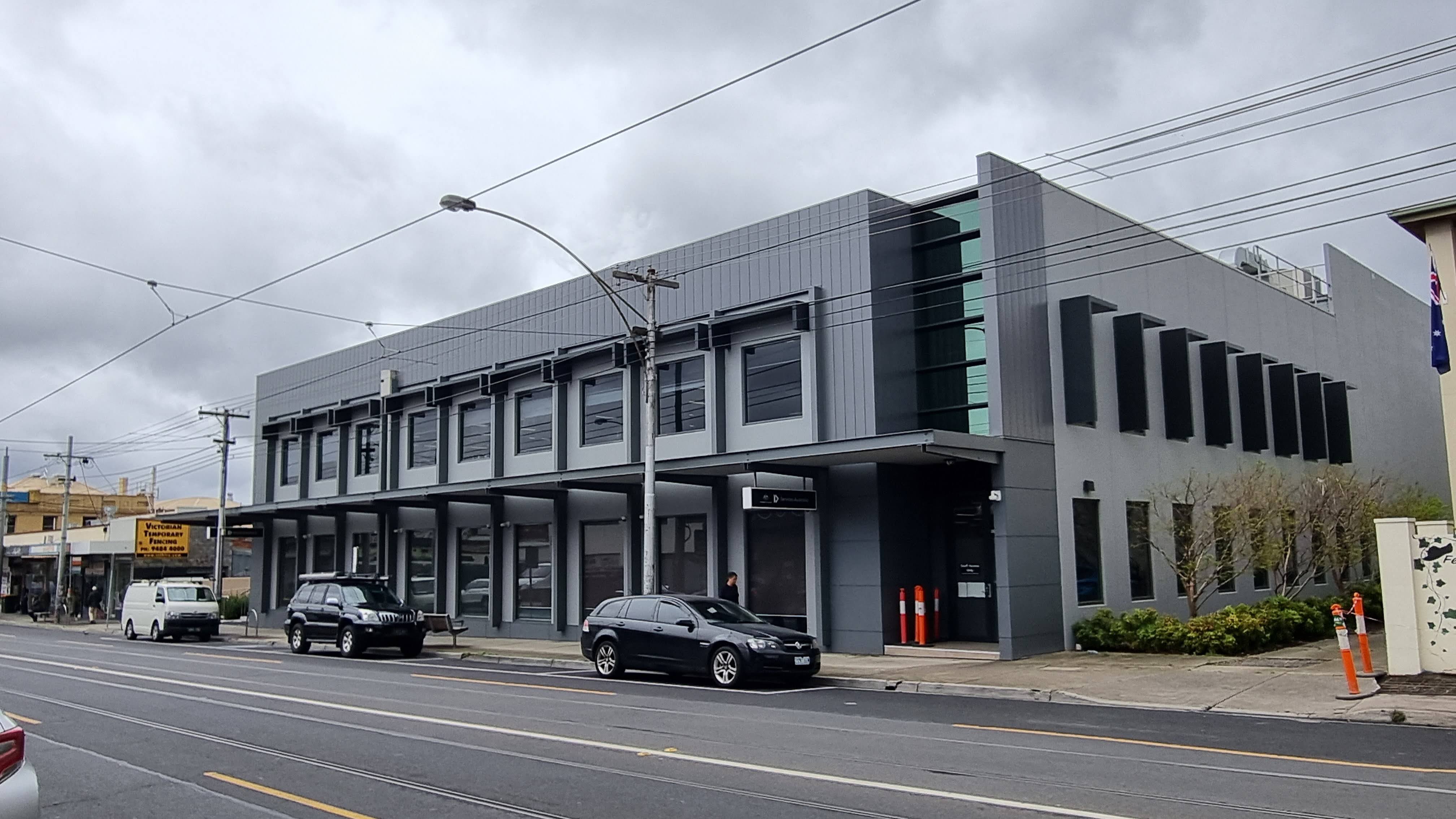 Office building painting at 172-186 Moreland Road, Brunswick