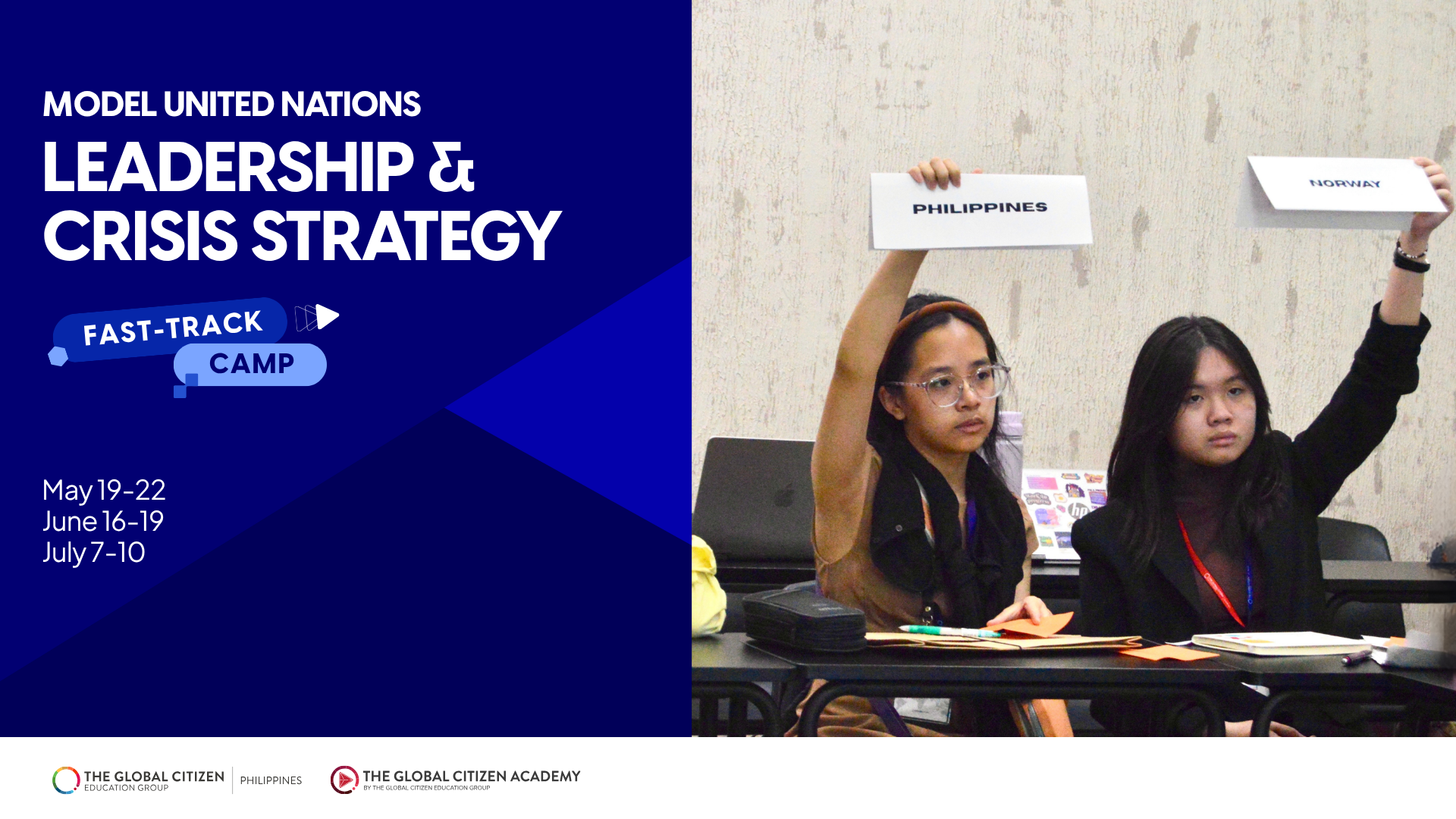 MUN Leadership & Crisis Strategy: Fast-Track Camp (Philippines)