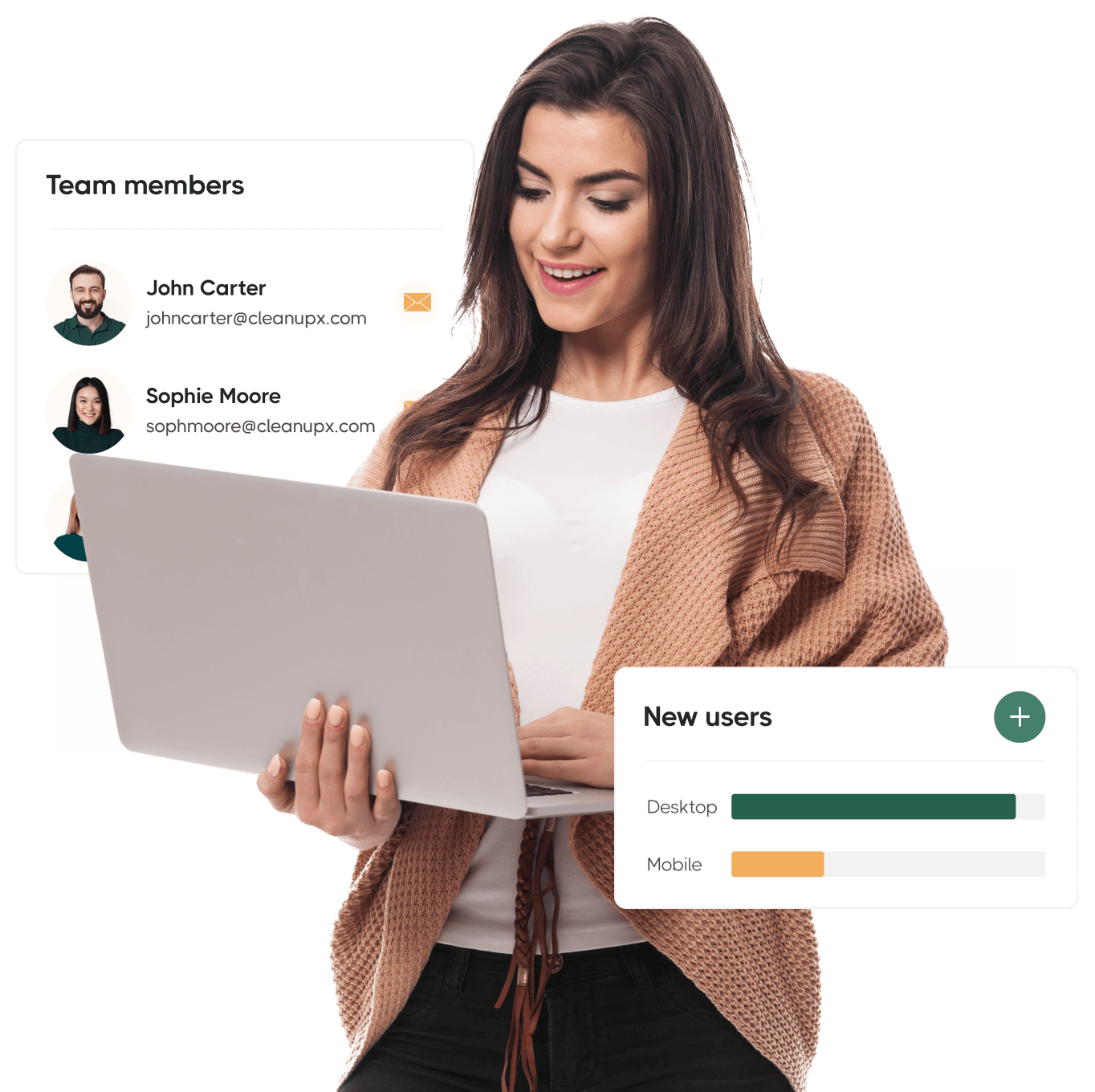 Get Notified When We Launch - CleanUp X Webflow Template