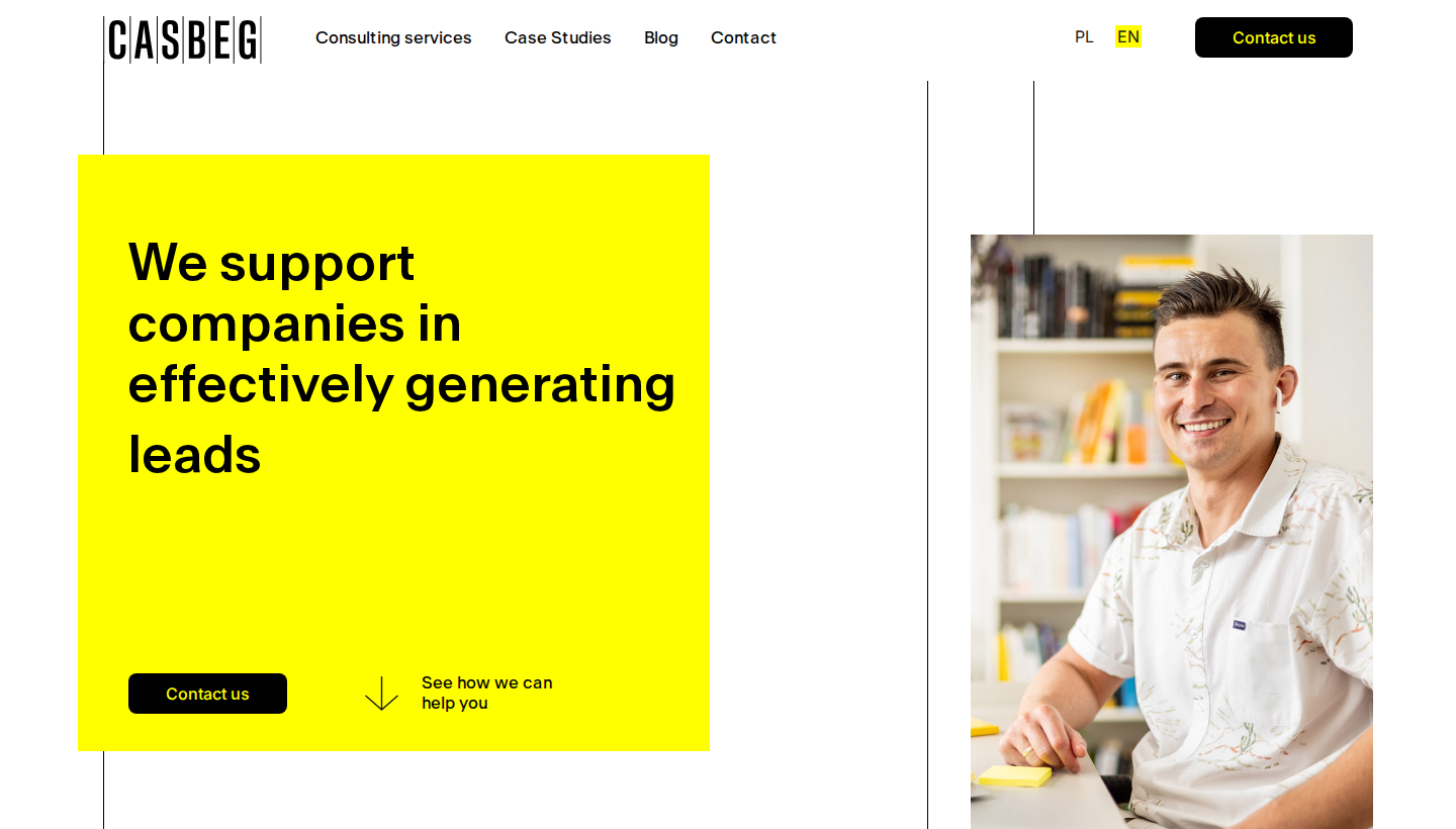 Casbeg homepage screenshot
