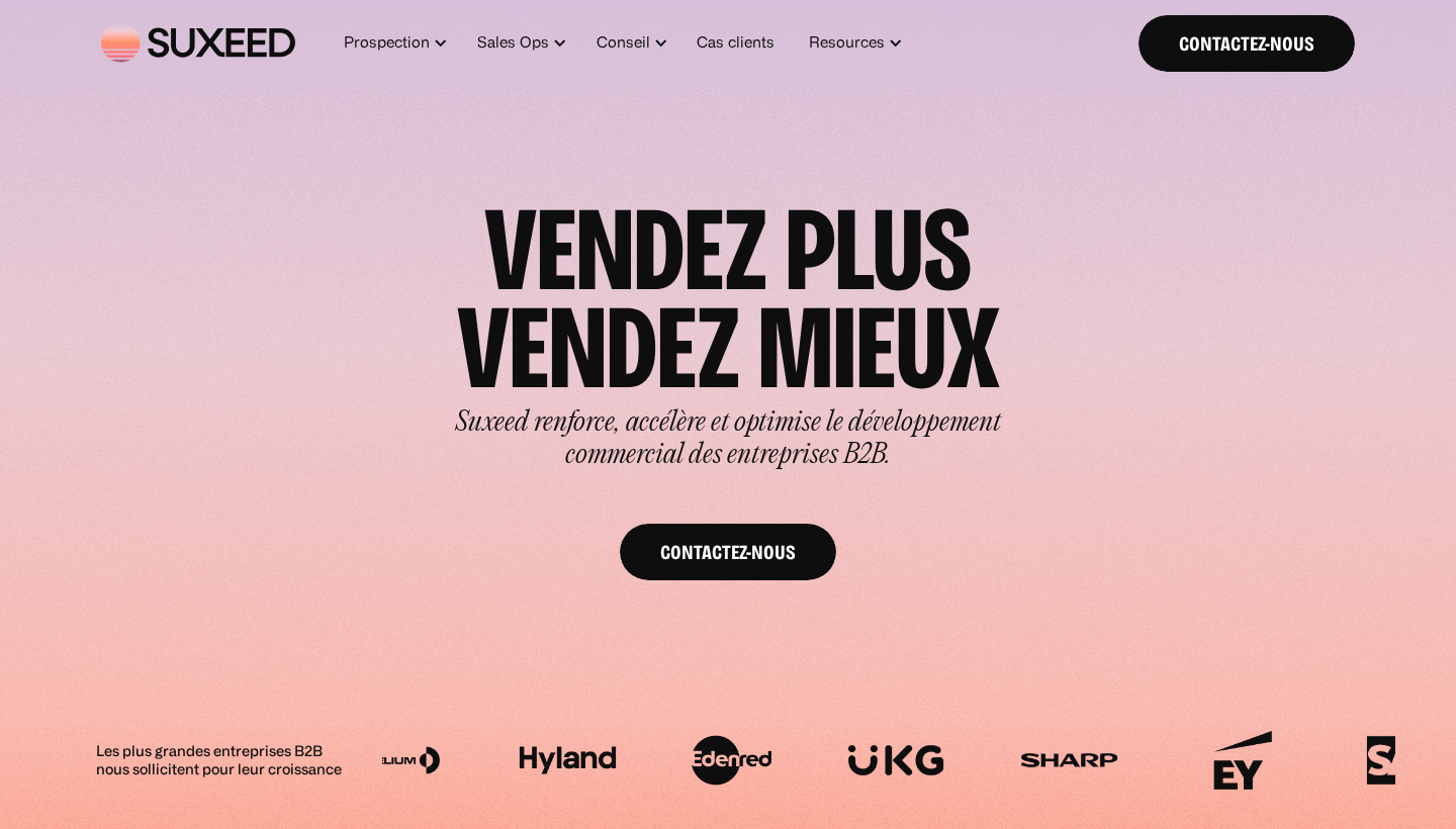 Suxeed homepage screenshot