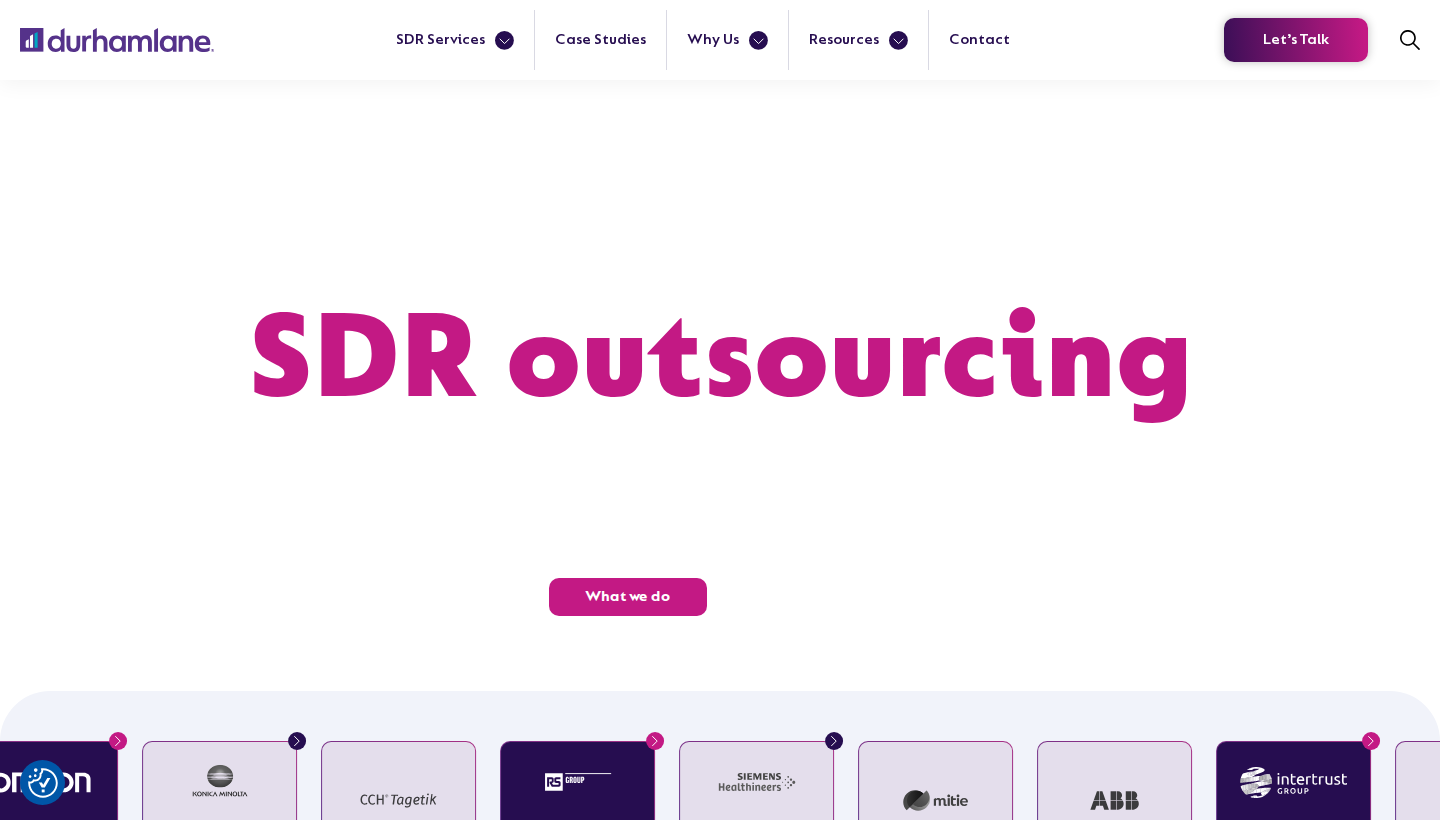 Durhamlane homepage screenshot