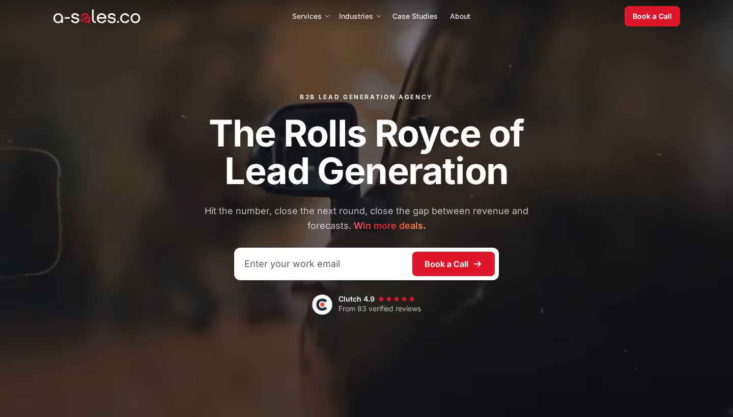 A-SALES homepage screenshot