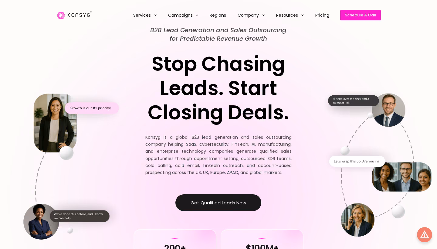 Konsyg homepage screenshot