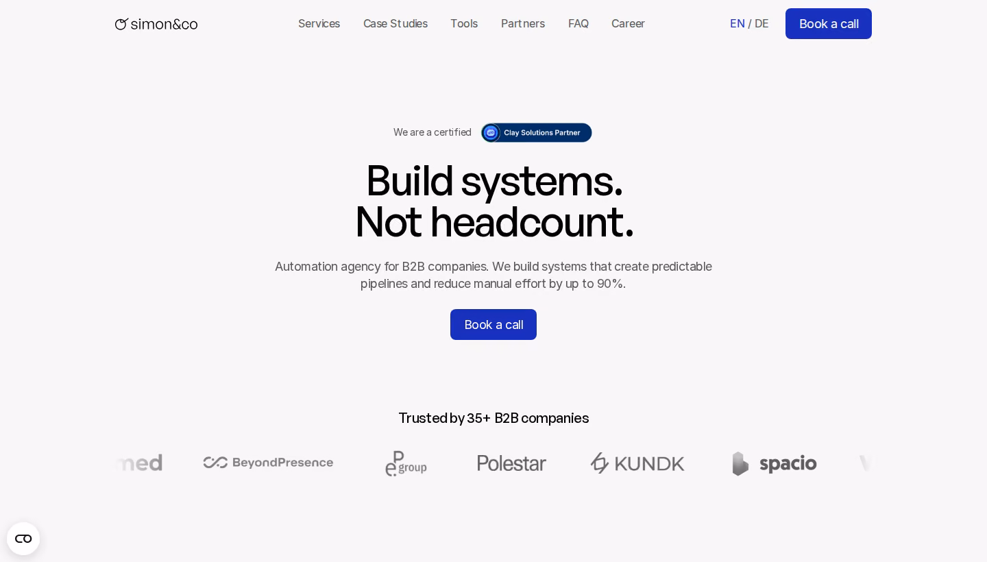 simon&co homepage screenshot