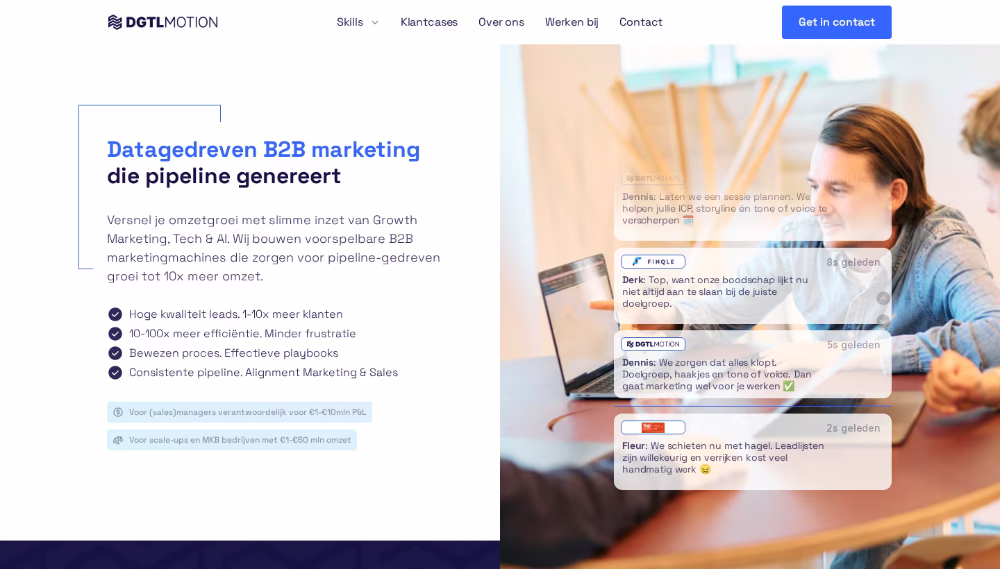 DGTLMOTION homepage screenshot