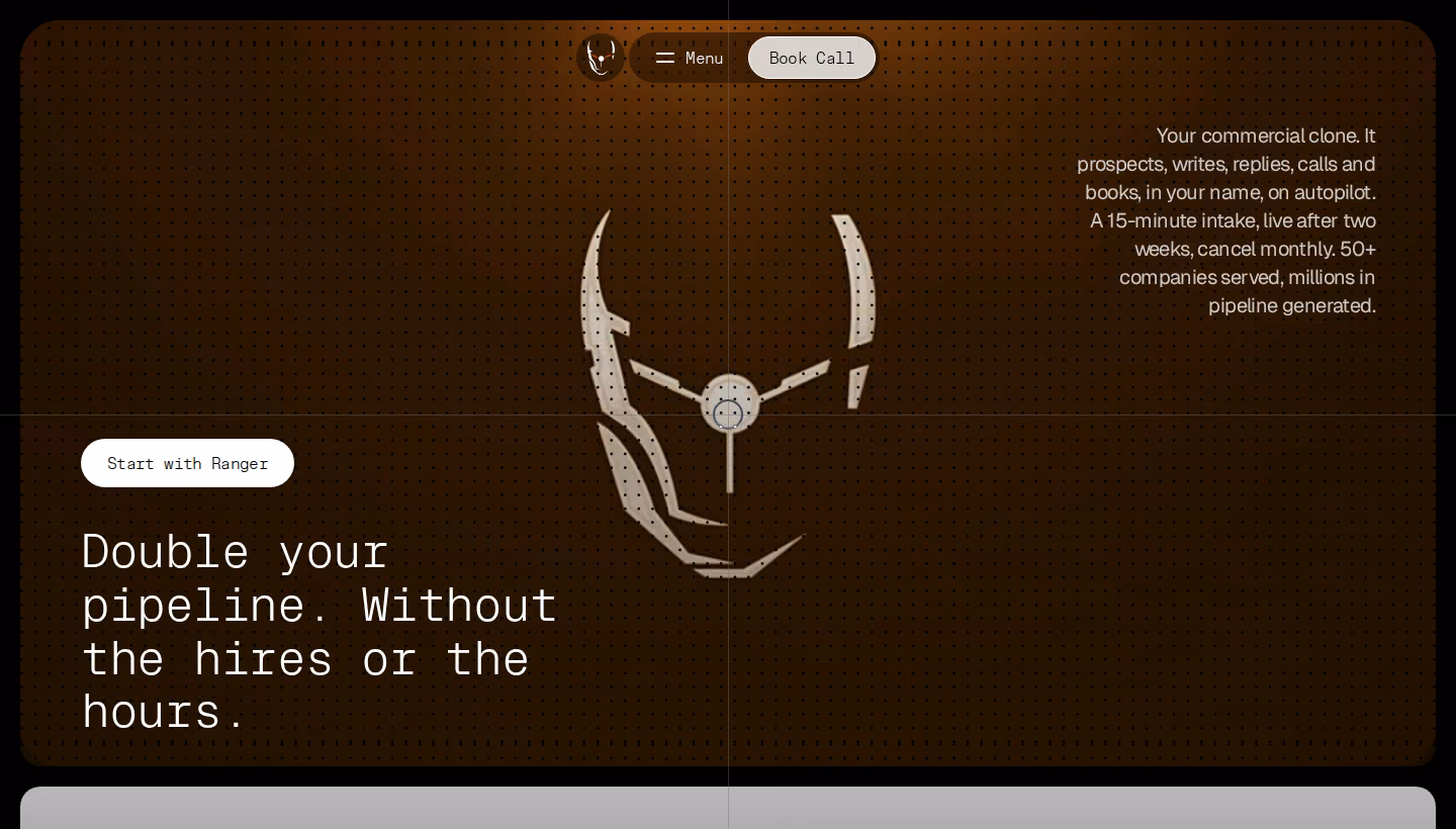Graifox homepage screenshot