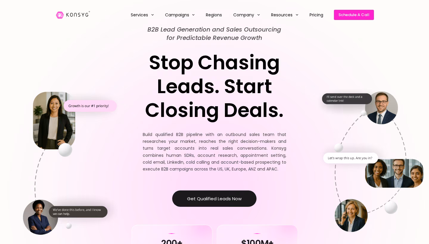 Konsyg homepage screenshot