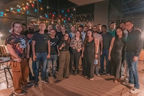 DailyDev's team posing