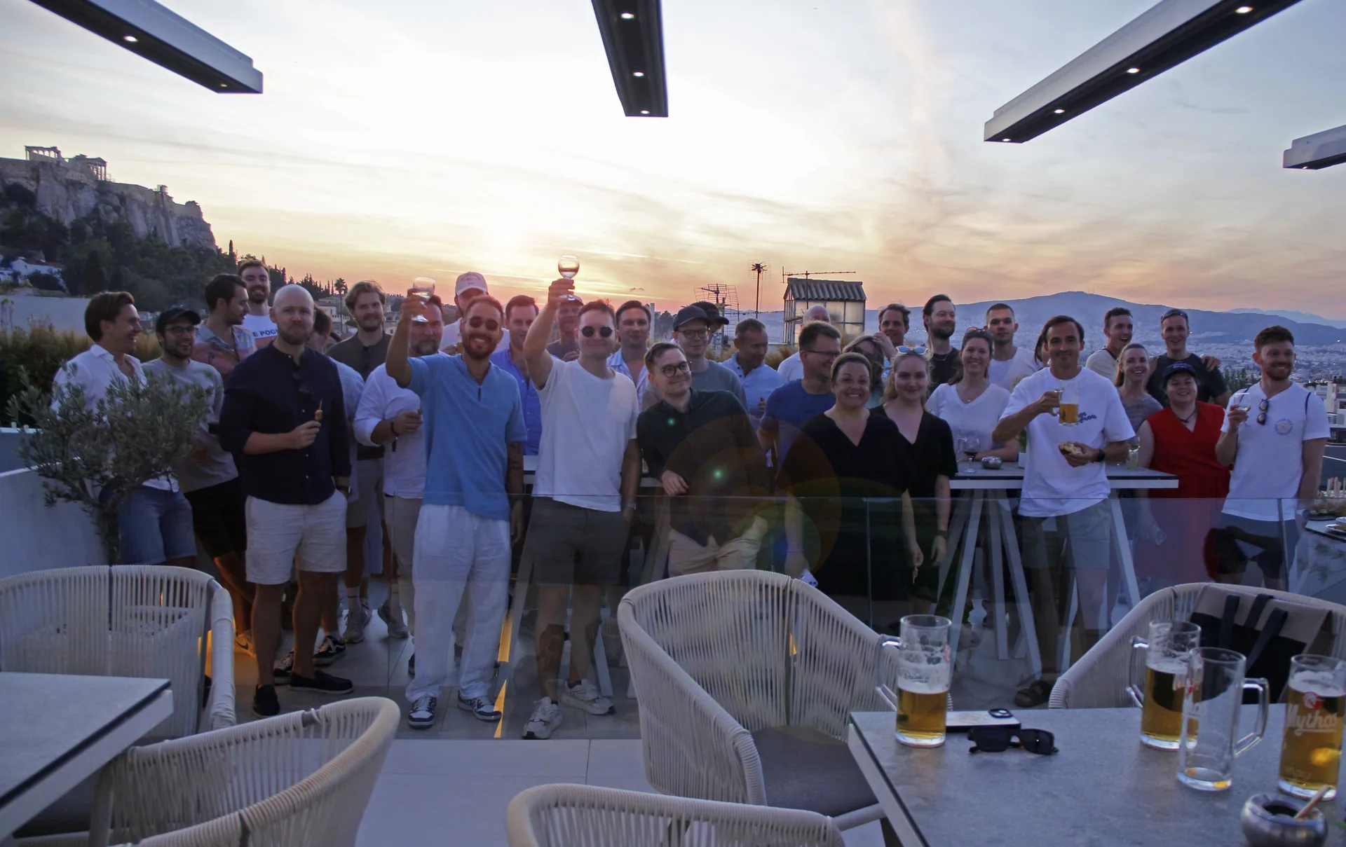 The full team together at an OnsiteHub retreat
