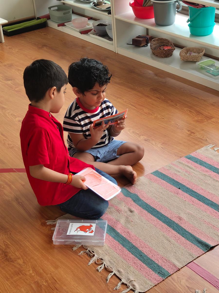 Aveer and Kabir reading