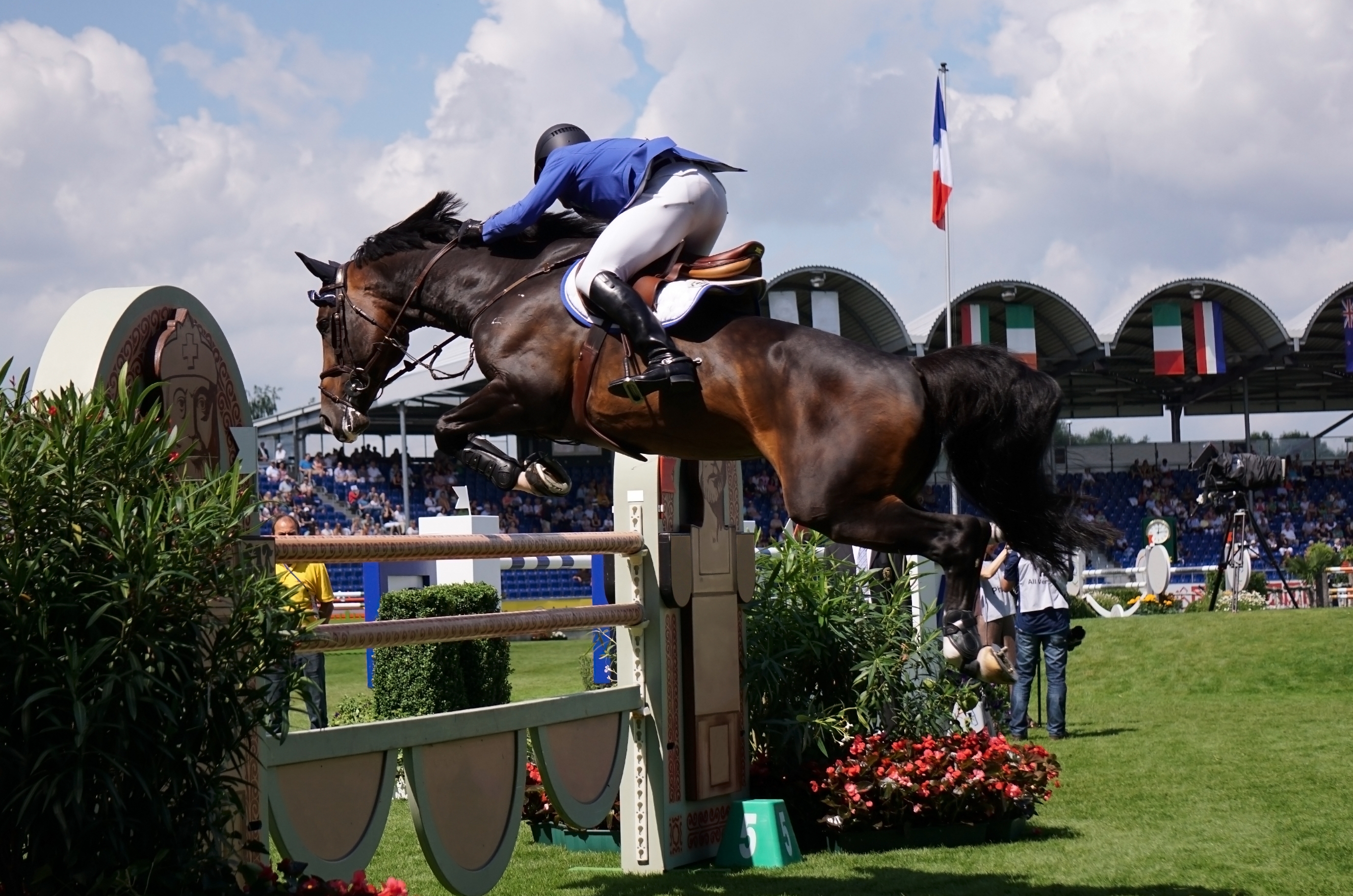 Stockbild vom CHIO Reitturnier