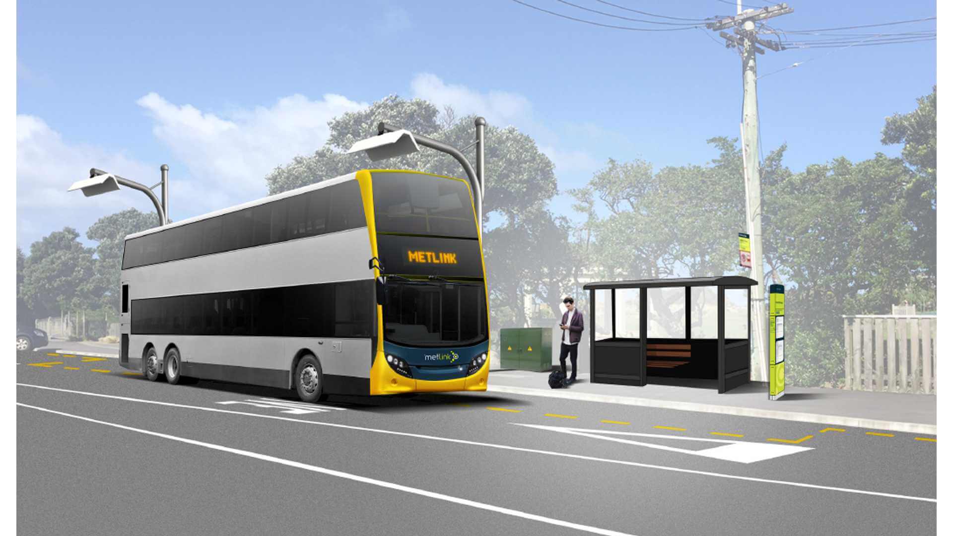 First Electric Double-Decker Busses in The World in New Zealand