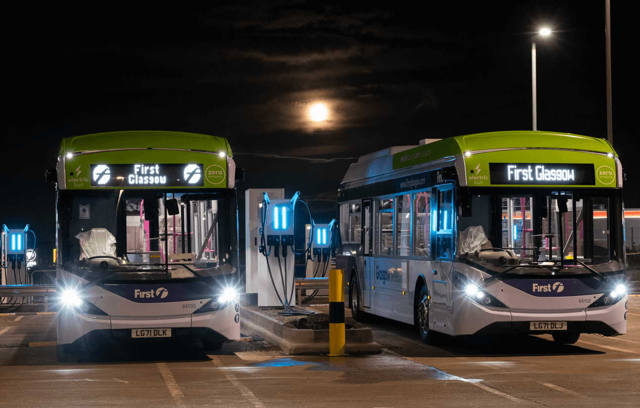 UK’s Largest Bus Depot Charges Busses in Just 4 Hours