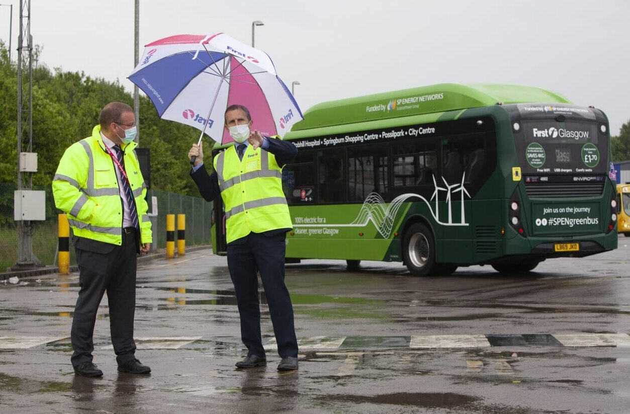 First Bus Begin Works on UK’s Biggest Electric Vehicle Charging Station at Flagship Glasgow Depot