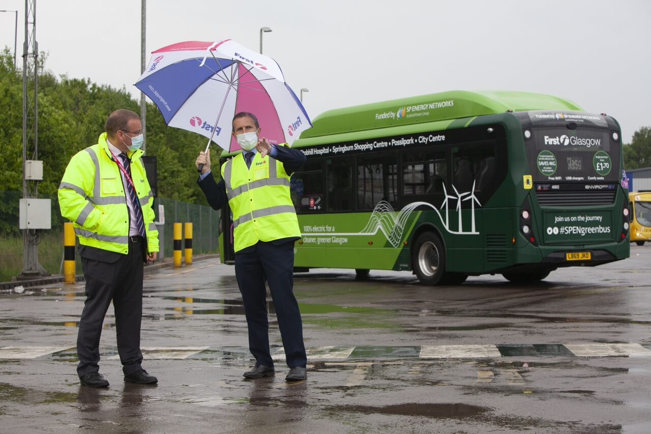 First Bus Begin Works on UK’s Biggest Electric Vehicle Charging Station at Flagship Glasgow Depot