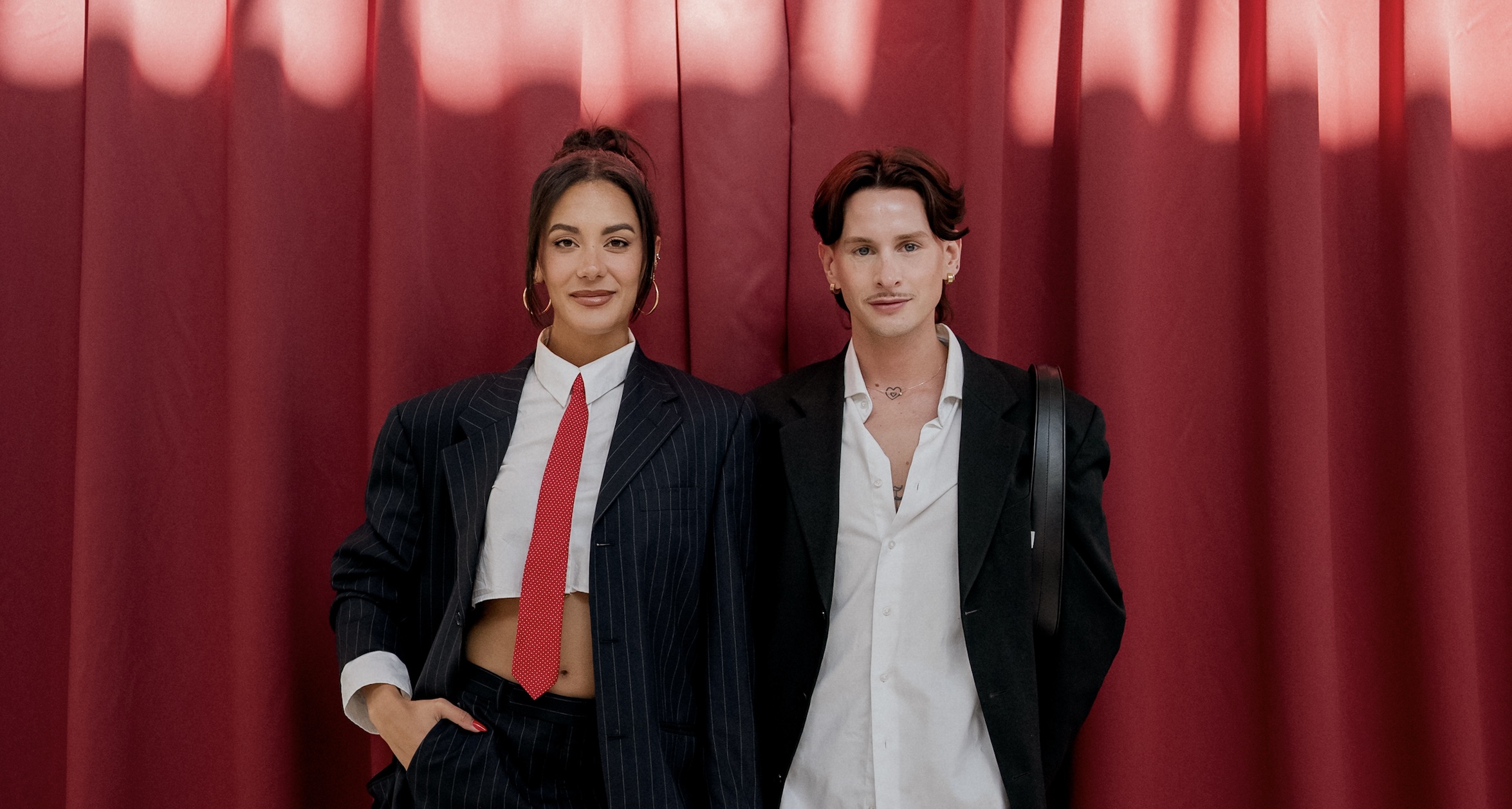 Cheyenne Esajas and Indy Koele, owner of red.