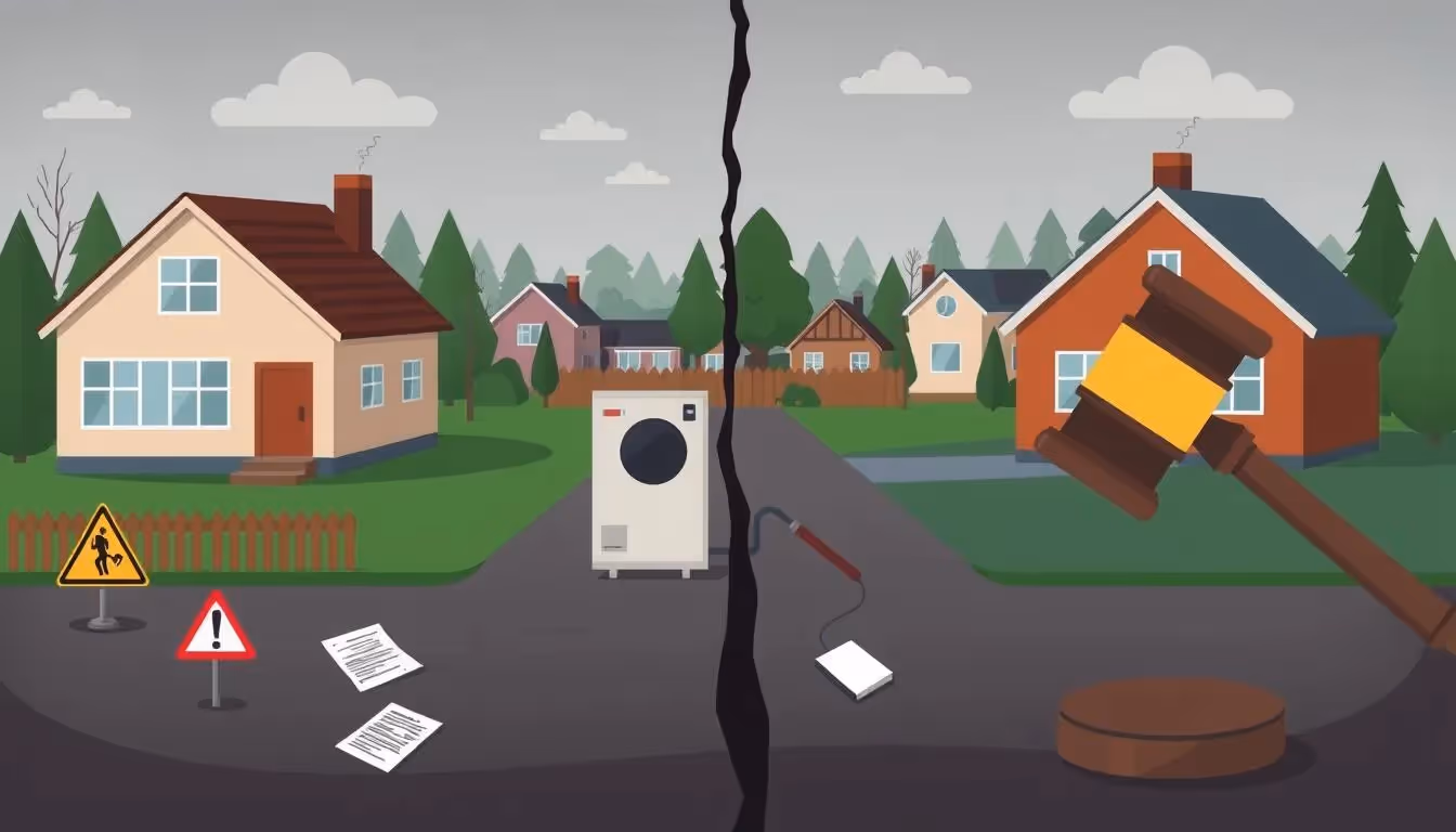 rechtliche Streitigkeiten Wärmepumpeninstallation